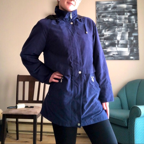 Vintage London Fog Hooded Short Trench Coat, Style: Leah - Picture 3 of 15
